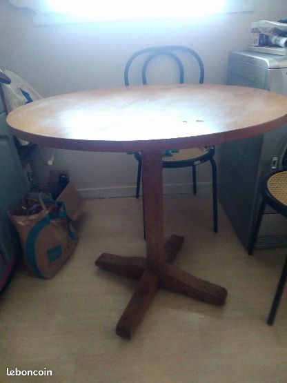 Table guéridon chêne (image 2)