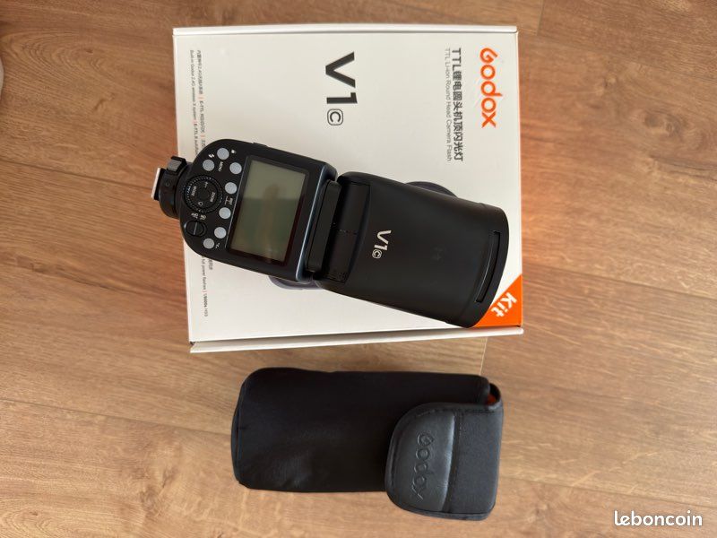 Kit flash Godox V1-C Canon + XPro II-C + accessoires AK-R1 - Photo ...