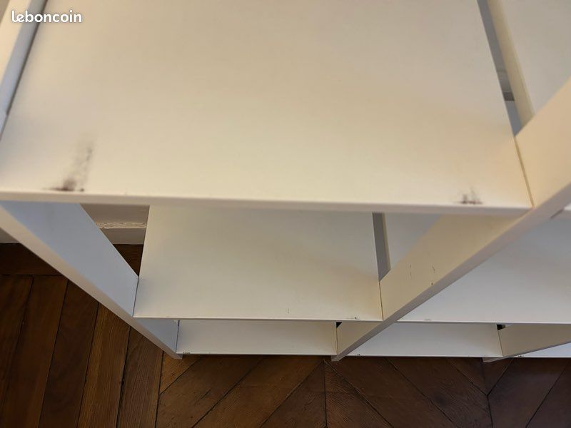 Étagère IKEA KALLAX Blanche (3x4 cases) + 6 Paniers de rangement inclus (image 7)