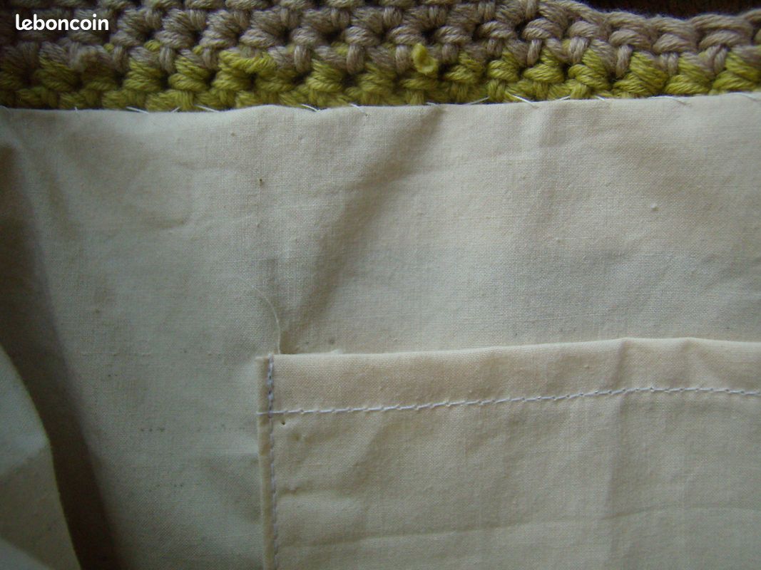 Sac à main chic, Boho, petit sac crocheté main , (image 3)