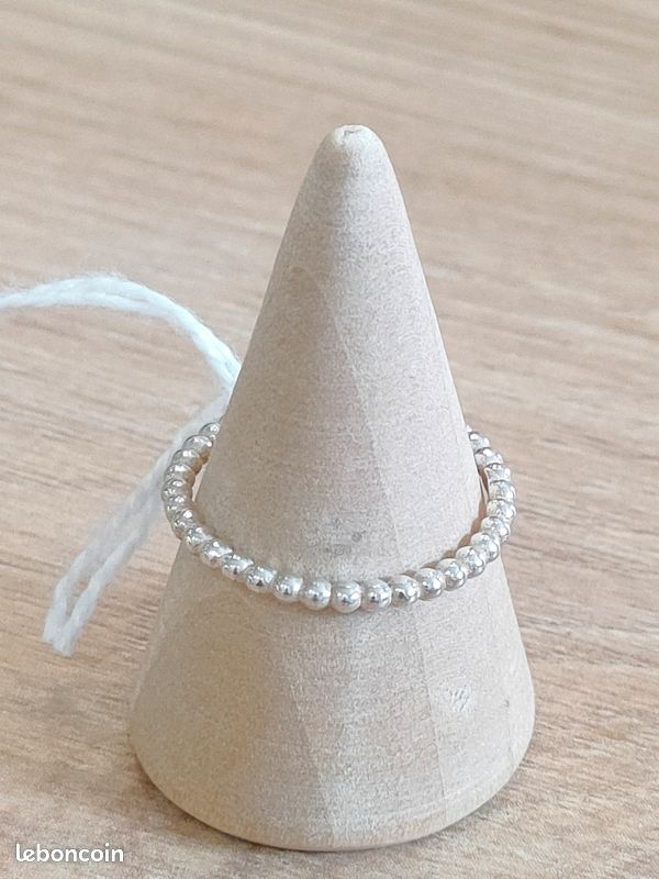 Bague En Argent 925 Boules Billes - Taille 52 - Marque Thanina - Neuf Avec étiquettes