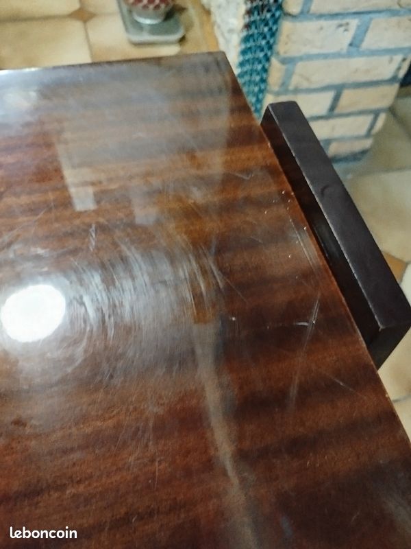 Table basse design vintage teck 1950/60's (image 7)