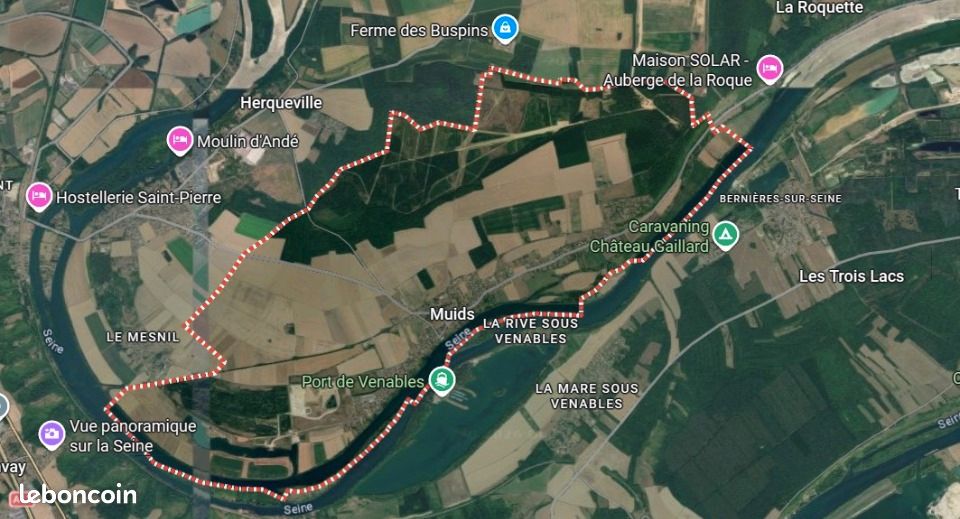 Terrain 800 m² · à Muids · 61 000 €