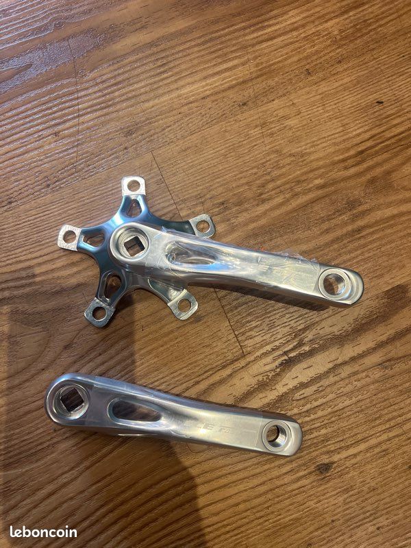Pédalier Vintage 40 Dents, Carré, Manivelles 150 Mm - NOS Jamais Monté