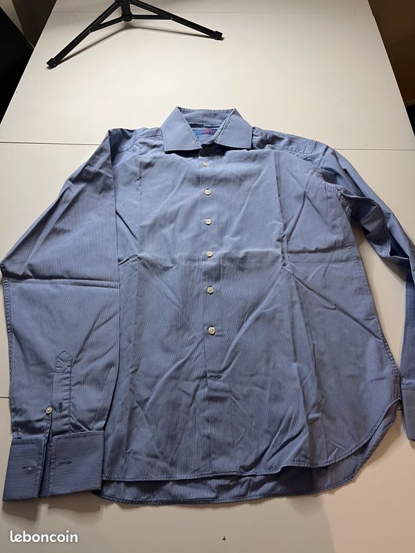 Chemise Homme NODUS Taille 41 - Col Boutonné - Multicolore - Très Bon état Occasion
