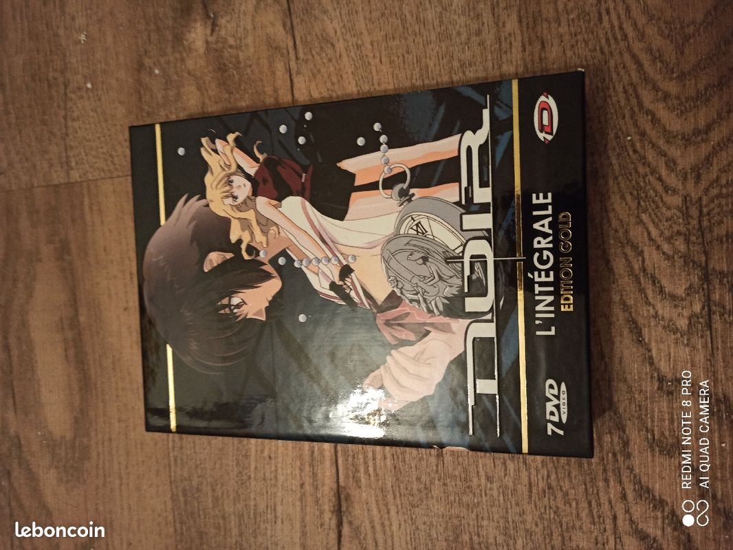 Coffret dvd manga Noir edition gold (image 1)