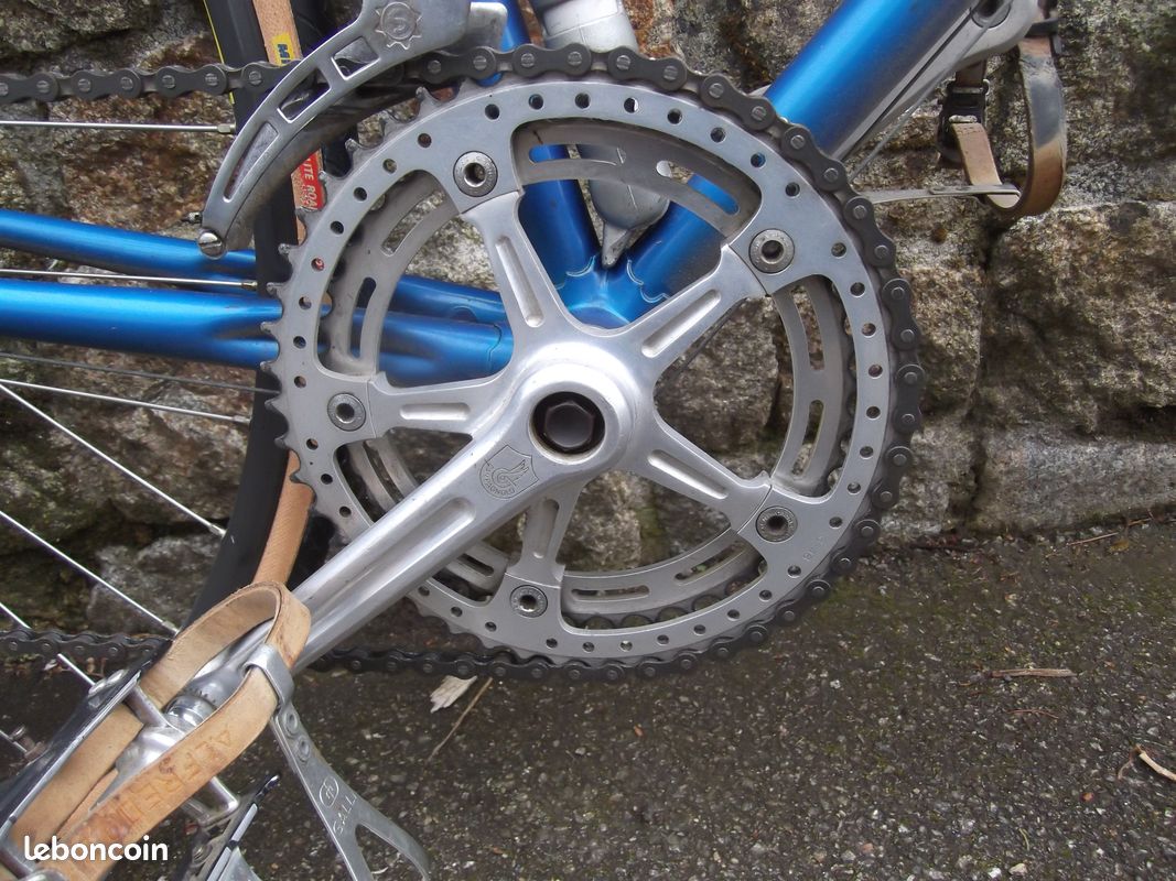 vélo course ancien, dérailleur CAMPAGNOLO RECORD, old bike, altes