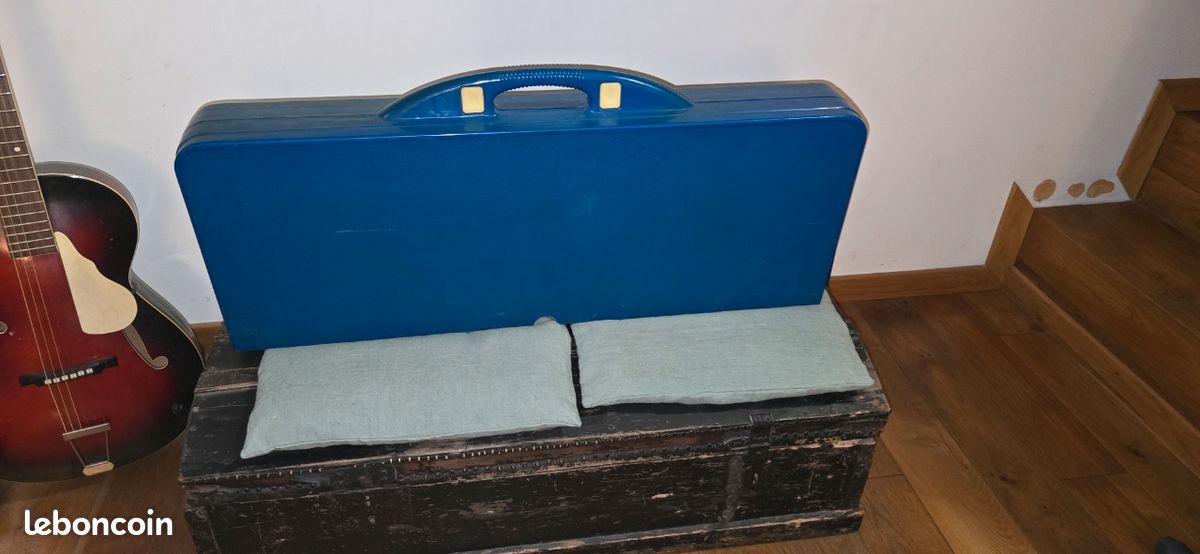 Table de camping pliante Wiltec rétro vintage (image 2)