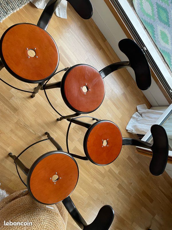 Lot de 4 chaises Sirac effet velours - Gris clair | Leroy Merlin