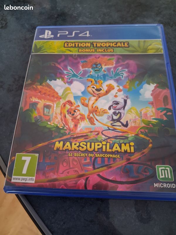 Marsupilami Le Secret Du Sarcophage – Édition Tropicale – PS4 – Neuf – Bonus Inclus