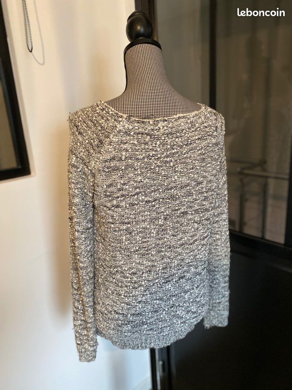 Pull Gris Sud Express TU Femme (image 3)