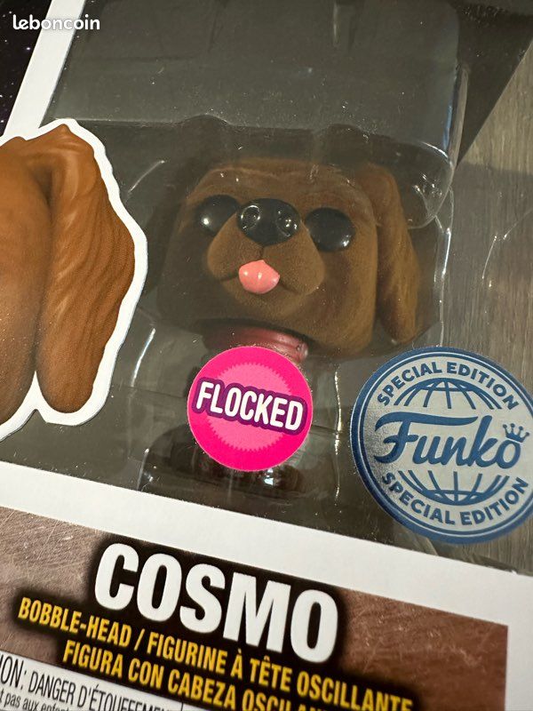 Funko pop cosmo flocked effet floqué gardiens de la galaxie marvel