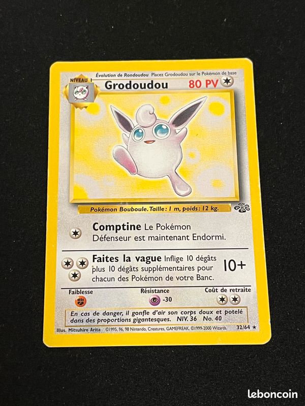 Carte Pokémon Grodoudou 32/64 (image 1)