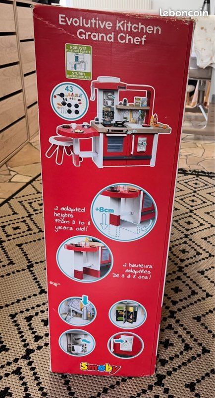Cuisine De Jeu Smoby Tefal 2022 – Avec Accessoires Réalistes, Dès 3 Ans, Pour Jouer à La Dînette