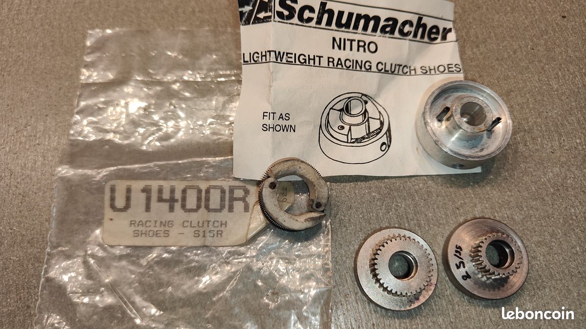 Embrayage Schumacher Nitro 10 RC vintage Collection