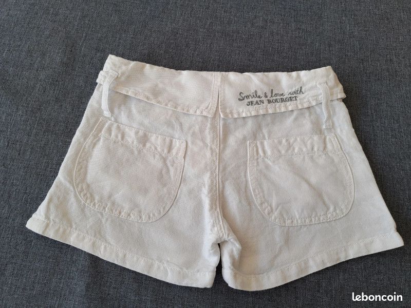 Short Blanc marque Jean Bourget taille 4 ans (image 2)