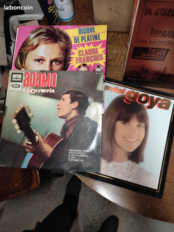 6 albums 33 tous variété française (image 1)