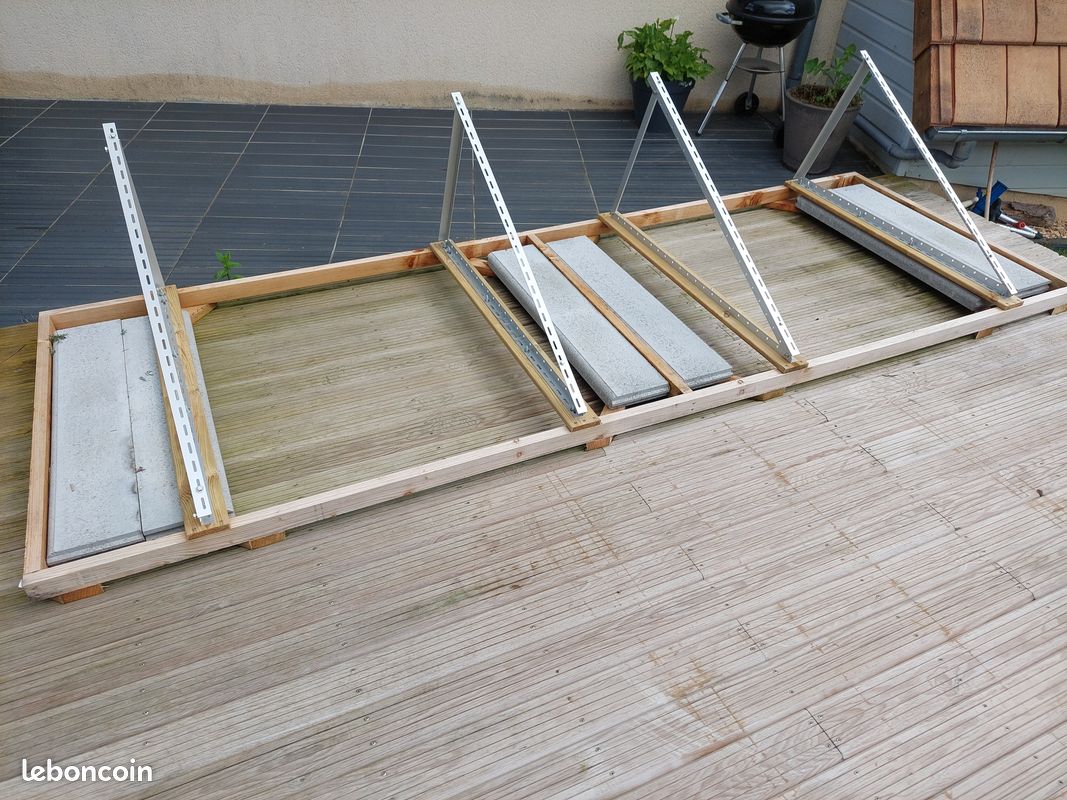 Support 2 panneaux solaires (image 1)
