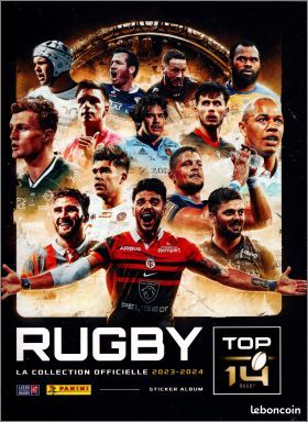 Panini Rugby Top 14 2024-2025 album 2 hoezen 2 gratis