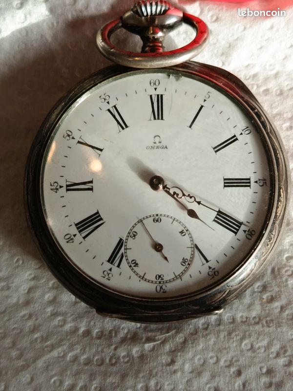 Chaîne De Montre à Gousset Ancienne — 27,5 Cm Avec Médaille Joker (occasion)
