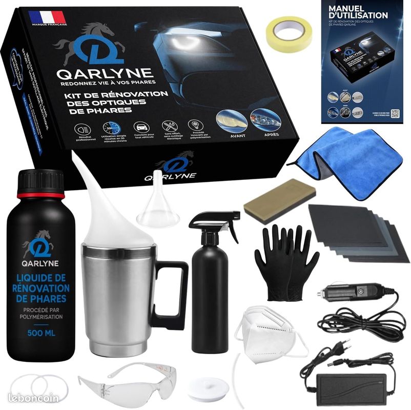 Nettoyeur de phares de voiture, Kit de rénovation de phares de voiture, nouveauté vernis de
