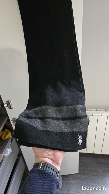 Écharpe noir U.S. Polo Assn (image 2)