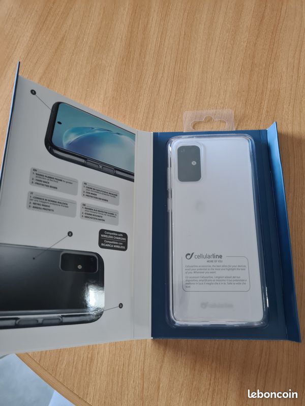 Coque transparente tel Samsung galaxy s20 + NEUVE (image 3)