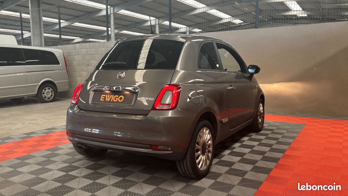 Fiat 500 1.0 70ch bsg mhev hybrid club toit panoramique (image 3)