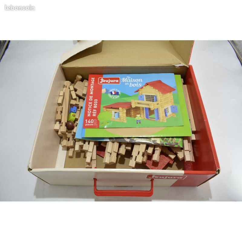 Jeu de construction - La cabane de plage - jouets en bois - Jeujura
