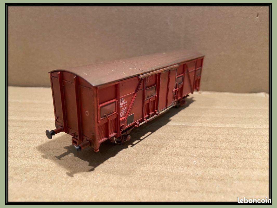 SNCF LS MODELS Wagon Transport De Voitures Stva Gris -Ho-Dc EUR 45,51 - FR