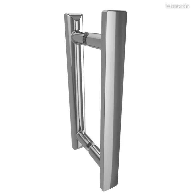Porte de douche battante Chrome haut de gamme de marque Allemande Breuer L.80 cm Neuve (-50%) (image 4)