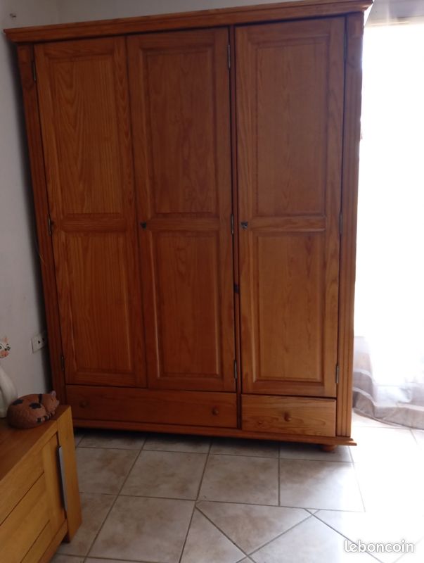 Chambre 2 personnes pin massif (image 1)
