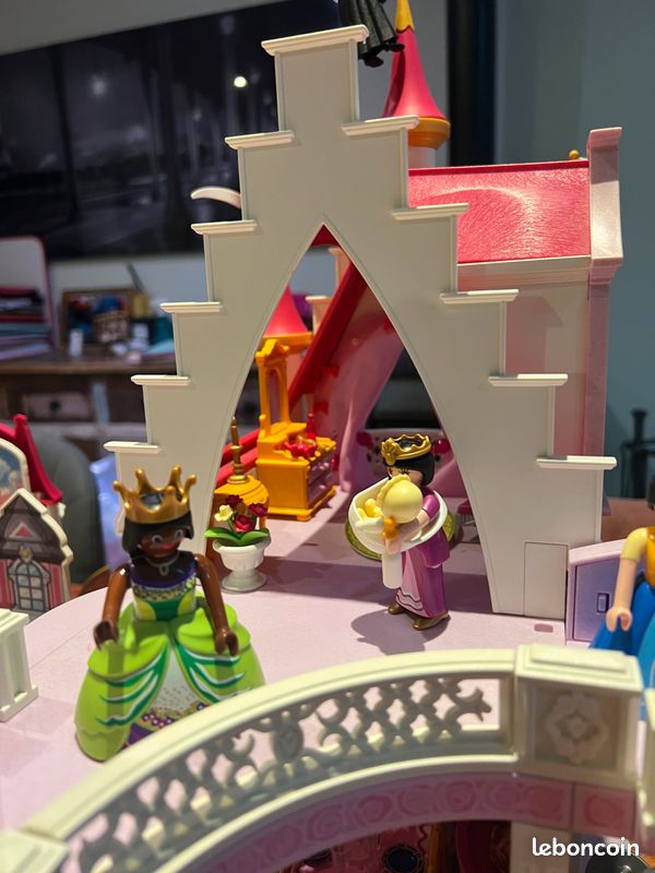 Playmobil Château De Princesse 5142 - Pièces De Toit, Côté, Fenêtre - Occasion Complet