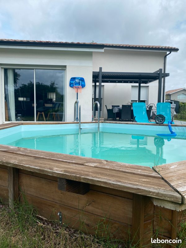 Maison proche bassin d’Arcachon avec piscine en bordure de forêt (image 3)