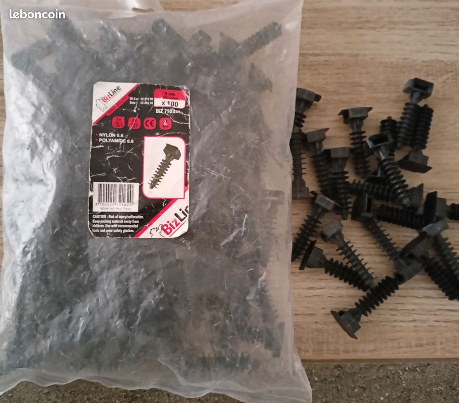 Chevilles pour collier de serrage Bizline 710250 (image 1)