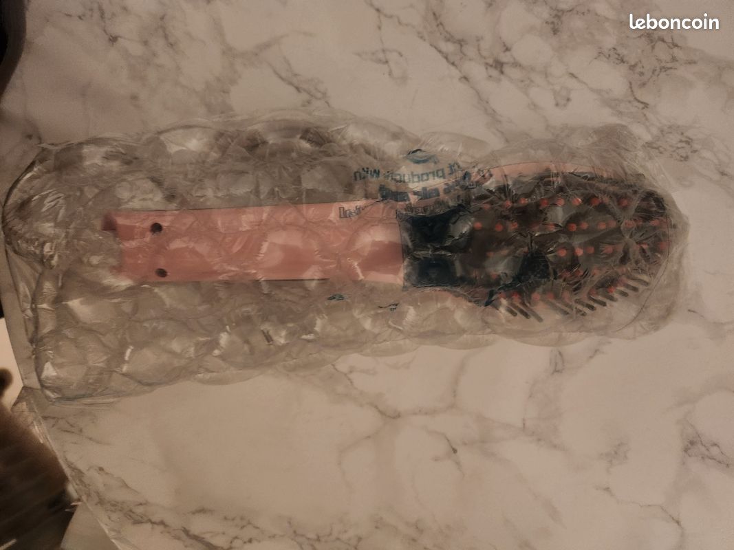 Brosse Lissante Chauffante BEAUTY STAR - Rose (image 1)