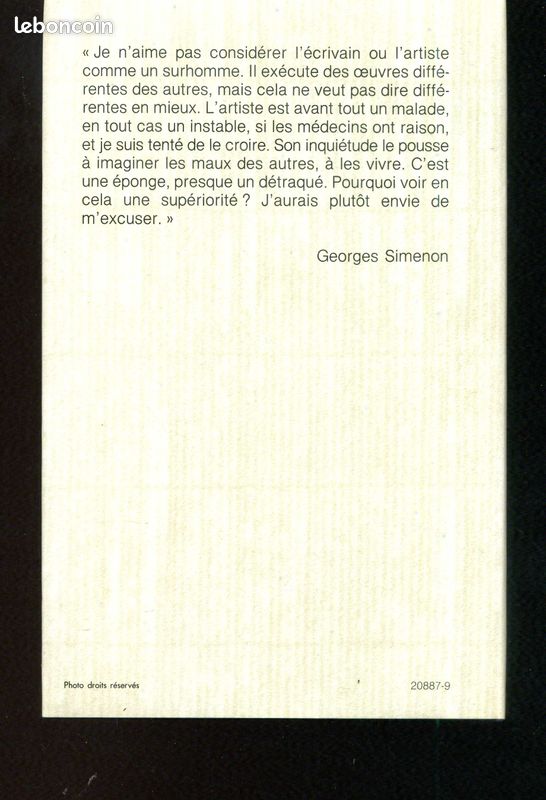 Polars auteurs Simenon Tout Simenon Volume 17 (image 2)