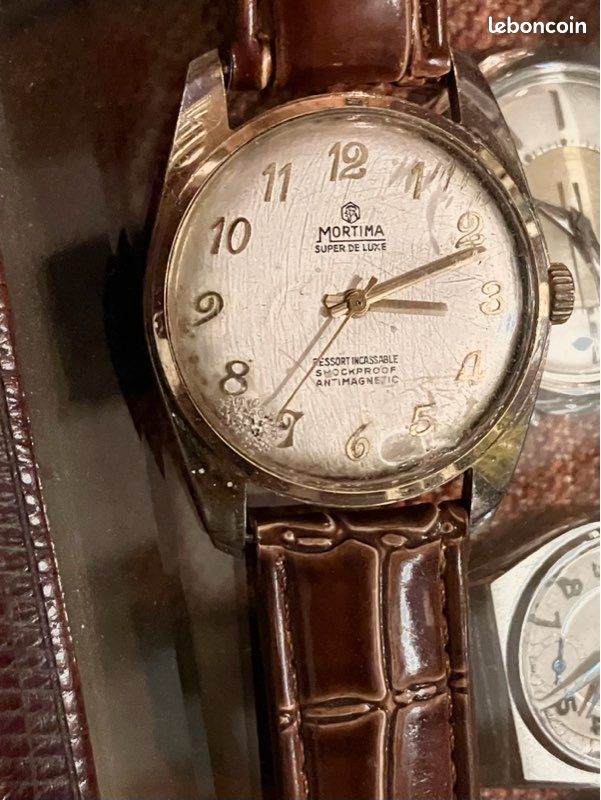 MONTRE MORTIMA SUPER DE LUX FRANCE – Pour Pièces Détachées (ne Fonctionne Pas)