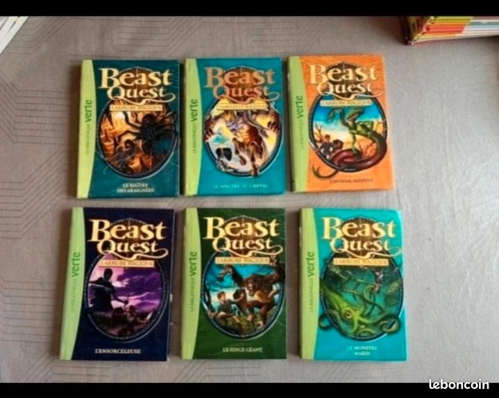 13 livres enfants Best Quest Bibliothèque verte TBE (image 1)