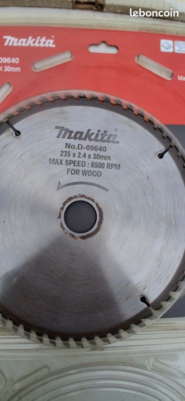 Lame scie circulaire makita 235mm 60dents (image 1)