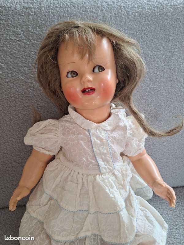 Poupée Ancienne En Tissu Marin – Vintage Années 1950, Sailor Doll, 22 Cm