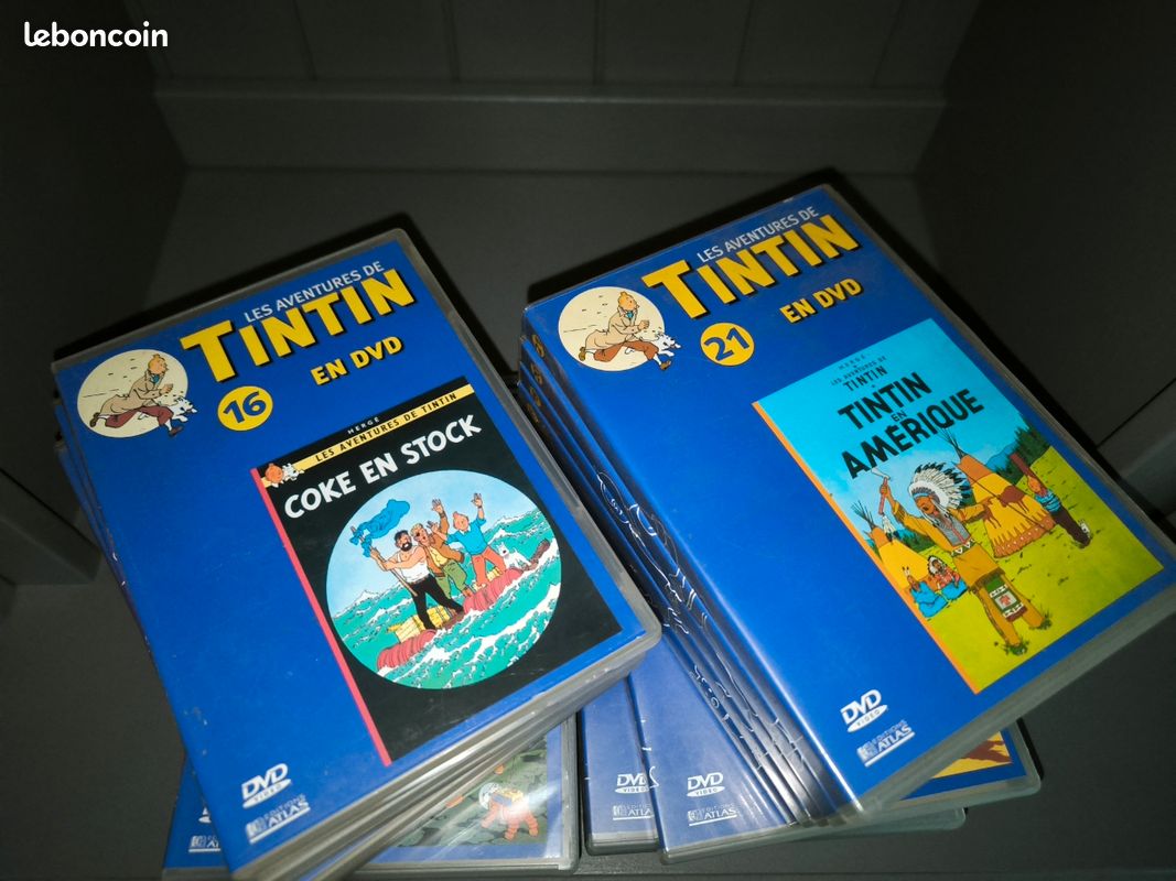 21 DVD Collection complète Tintin édition Atlas (image 3)