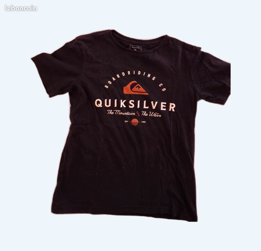 Tshirt Quiksilver noir 12 ans (image 1)