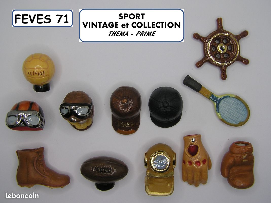 Fève Vintage Porcelaine LOGO FRANCE - Collection, Aspect Brillant