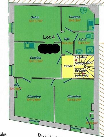 Appartement 3 pièces 67 m² · à Narbonne · 67 m² · 77 000 €