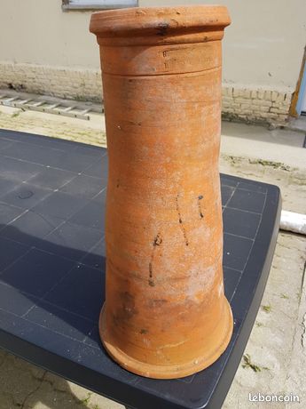 Mitre Cheminee Terre Cuite Ancienne