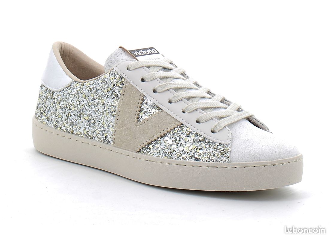 Shoes Basket Victoria Paillette Scratch Sneakers Victoria Basket