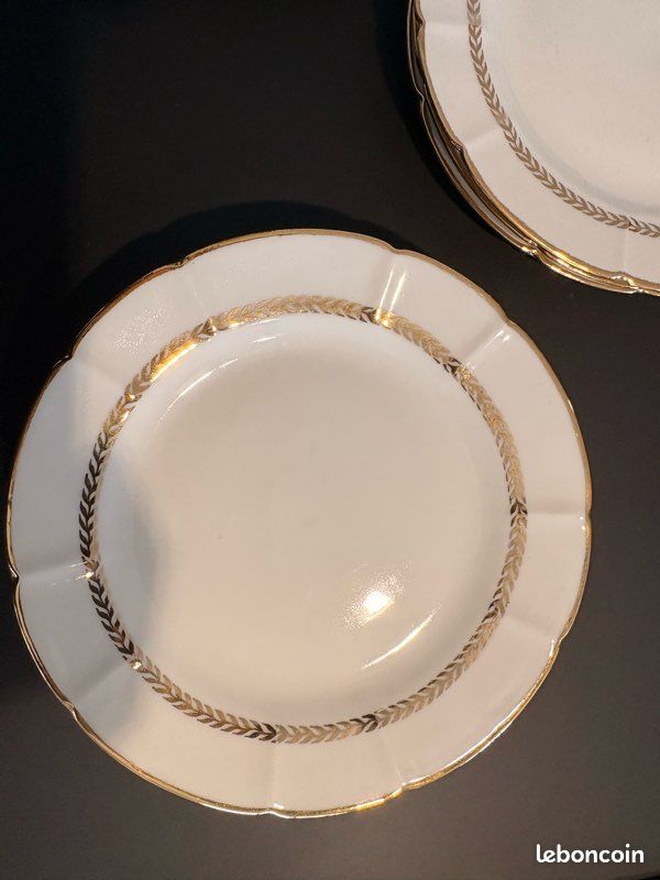 Assiette porcelaine chartres sur cher limoges (image 2)