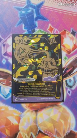 orochimaru yugioh card NARUTO CARD GAME Orochimaru Ninja 166 Ultra Rare BANDAI 2004 NM-EX Jap