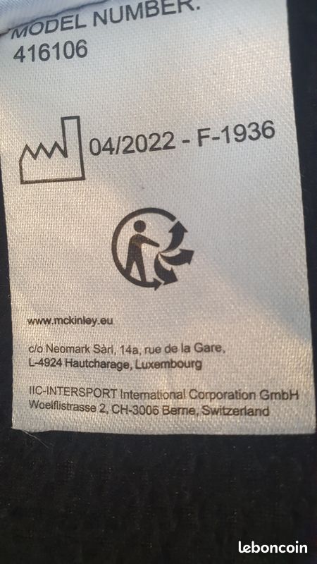Sweat blouson McKinley homme gris XL/54 (image 10)